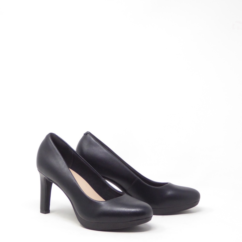 Clarks Ambyr Joy Women Pumps Black Adriel Viola Platform Heels 7M